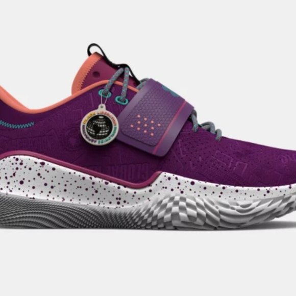 Under Armour 3025344 UA Flow FUTR X Black History Month Basketball Shoes ( 7.5 ) - Picture 2 of 6